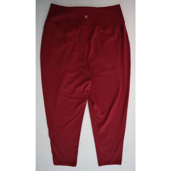 Athleta 533562-03 Women's Sz Medium Burgundy Semi-Fitted Elation Pants - Picture 2 of 9
